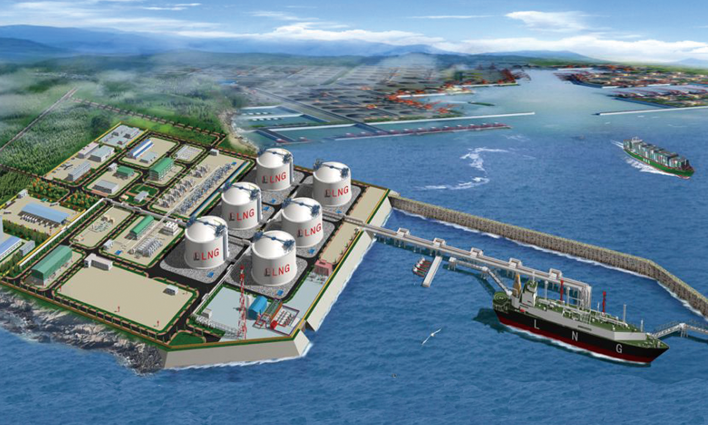 天津液化天然氣(LNG)儲罐項目