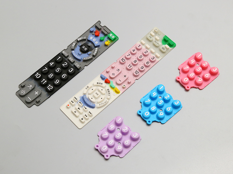 硅膠遙控器按鍵、兒童玩具按鍵膠產品-HC-004